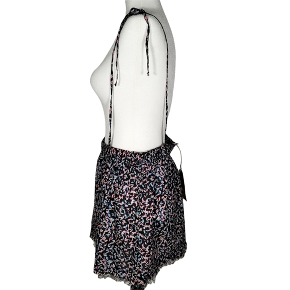 Elan BNWT Mini skirt with Raw Hem and Leaf Design NEW Large - Picture 6 of 9